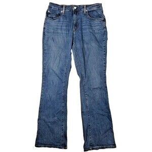 Levis Jeans Womens 32 Blue Denim 725 High Rise Bootcut Premium Size 32x30